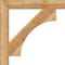 Ekena Millwork Westlake Block Rough Sawn Bracket, Western Red Cedar, 4"W x 30"D x 30"H BKT04X30X30WTL05RWR - alternate 4